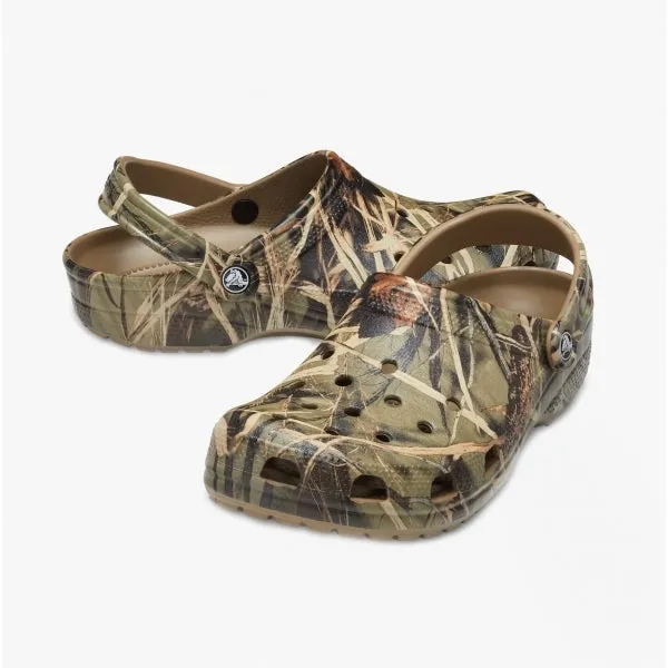 12132-260 CLASSIC REALTREE Mens Clogs Khaki