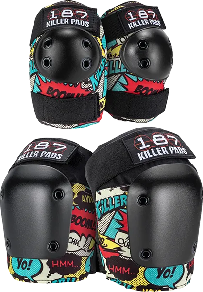 187 Combo Pack Knee/Elbow Pad Set L/Xl-Comic
