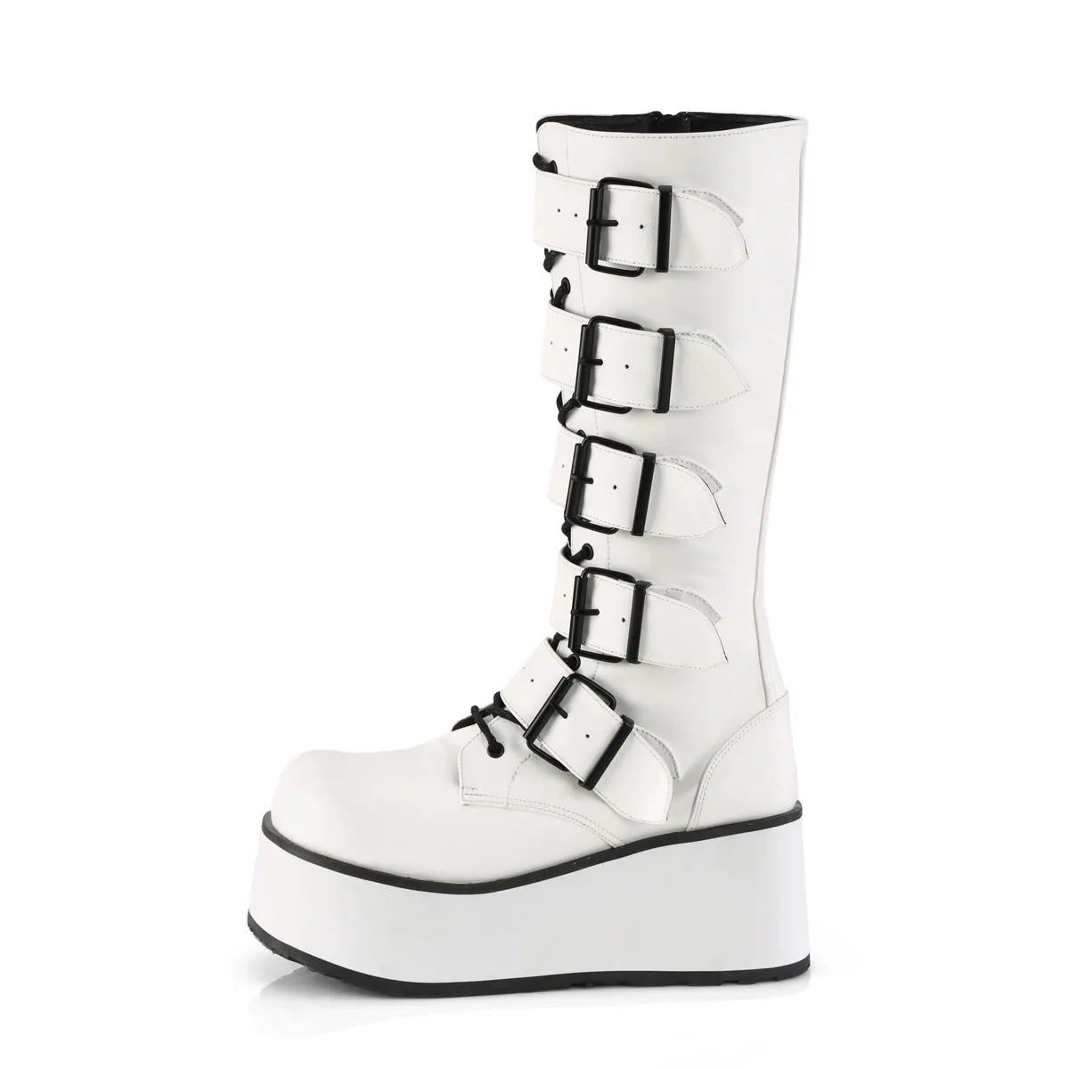 3 Inch Platform TRASHVILLE-518 White
