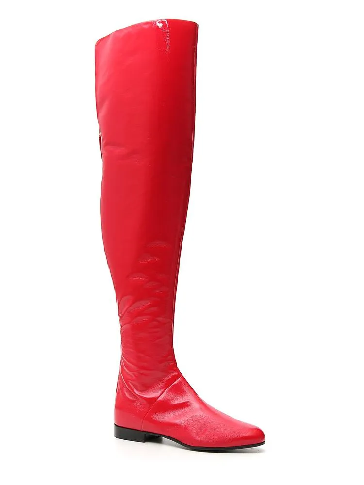 Alberta Ferretti High Knee Boots
