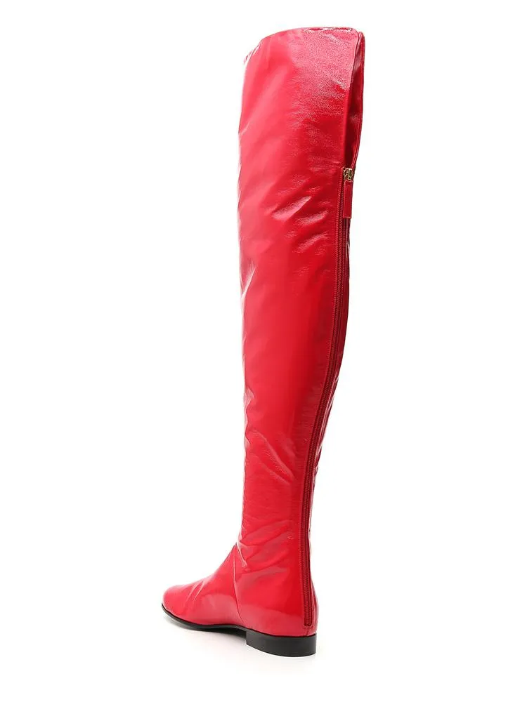 Alberta Ferretti High Knee Boots