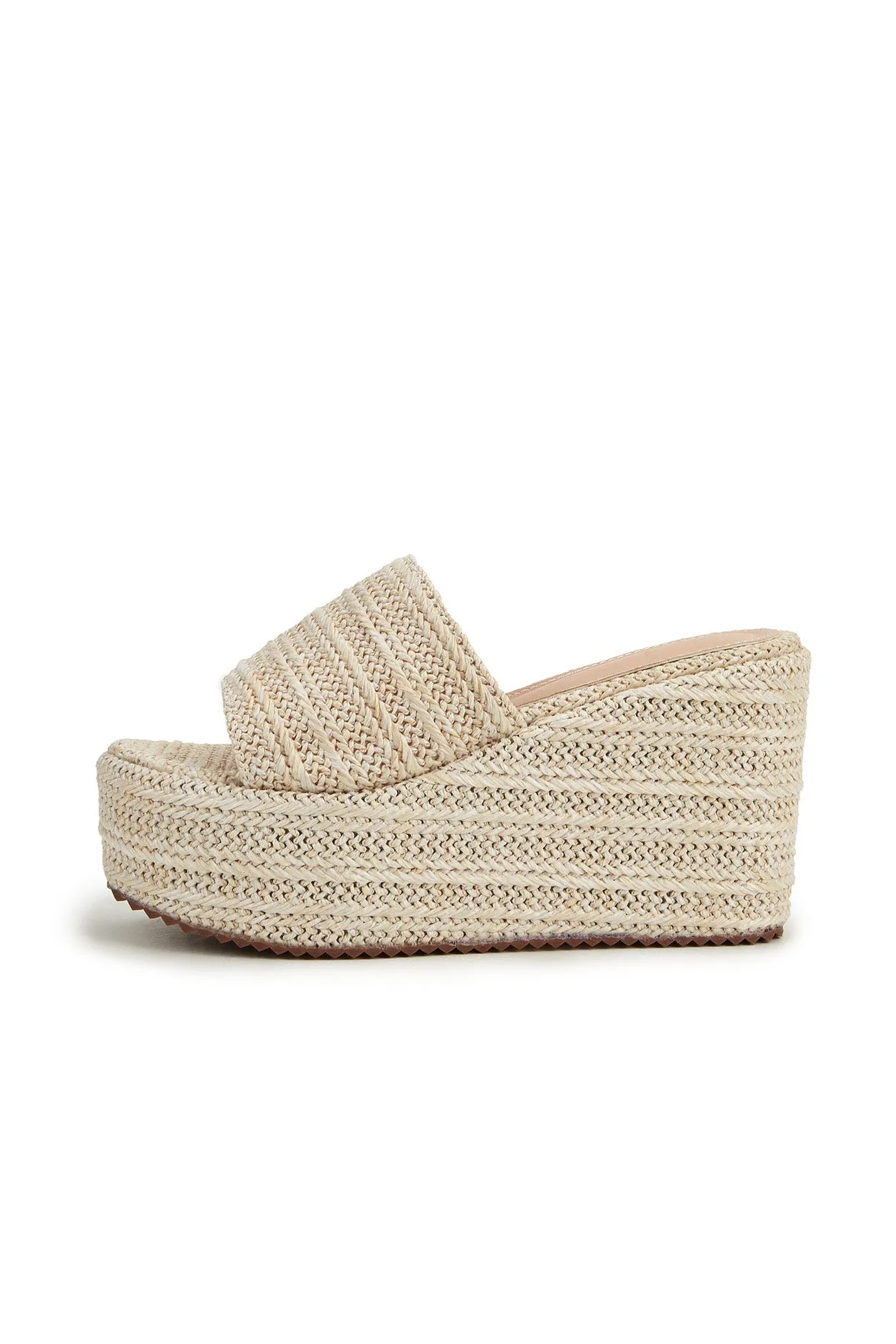 Amozae-Solid Espadrille Wedge Sandals