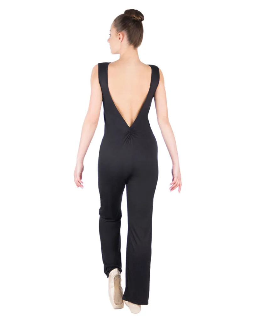 Ballet Rosa Yume Boat Neck Bamboo Knit Tank Unitard - Womens