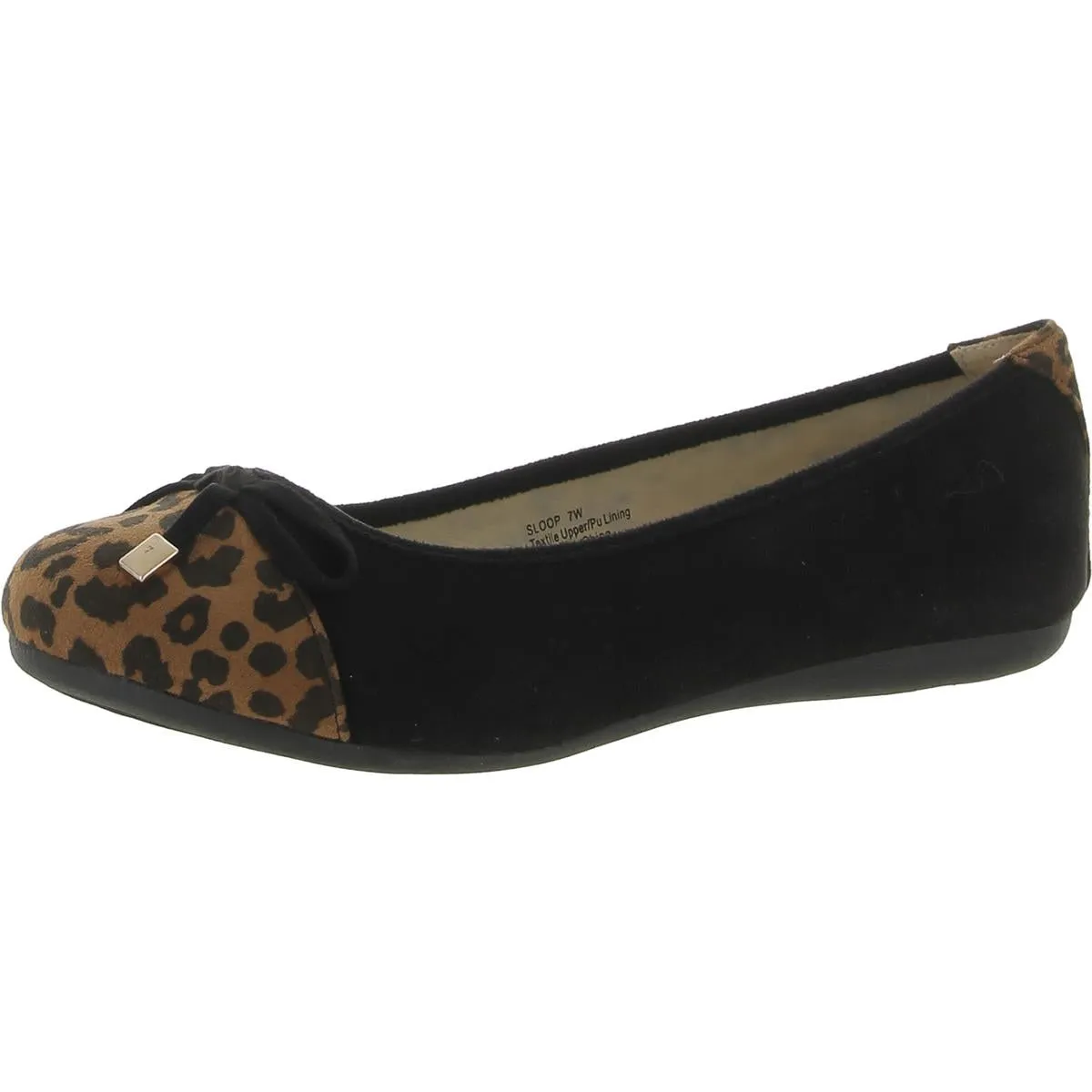 Bellini Womens Sloop Toe Cap Dressy Ballet Flats