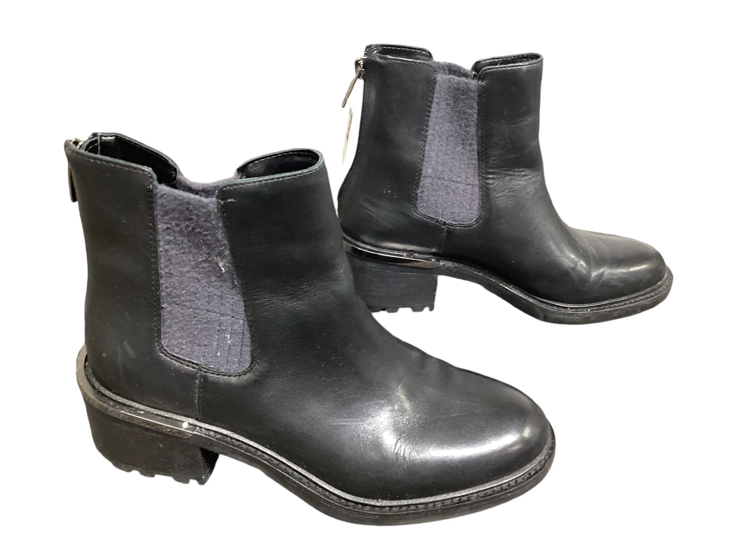Boots Ankle Heels By Vince Camuto In Black, Size: 7