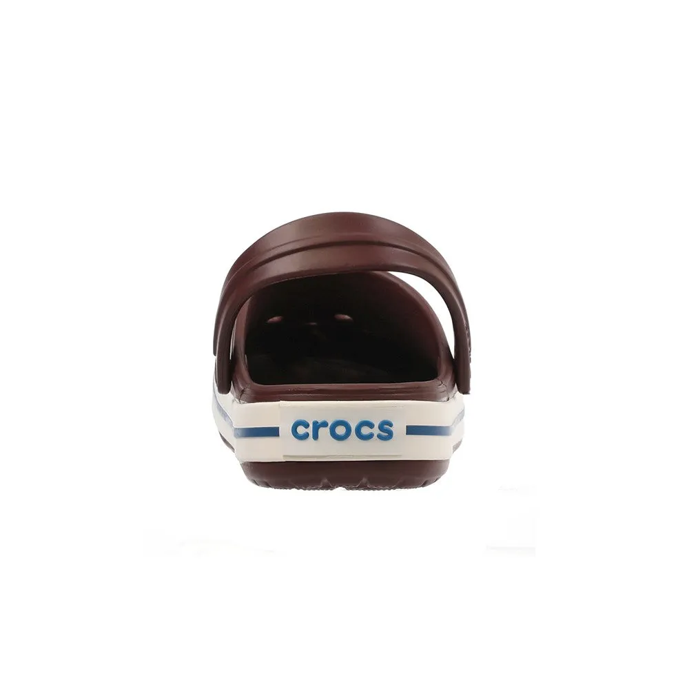 Crocs 11016-616 Mens Clogs Sandals Crocband Burgundy / White