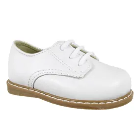 Drew White Leather Laceup Oxford