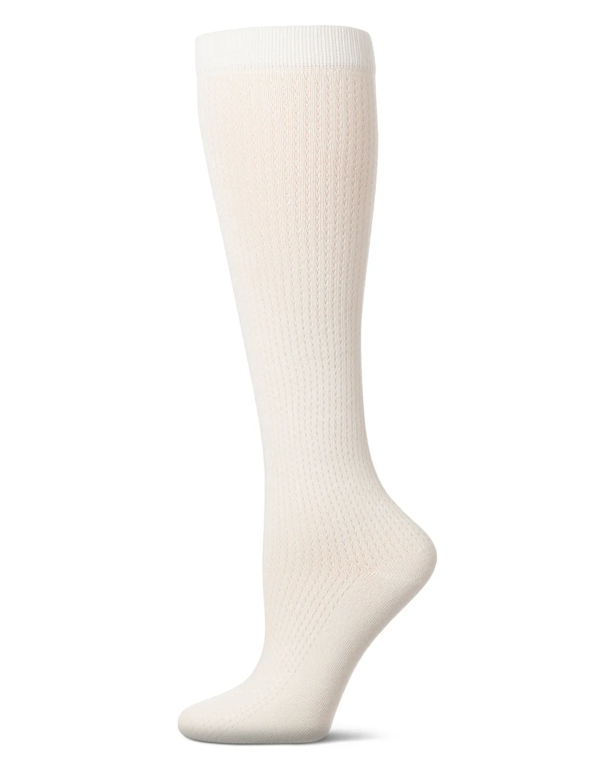 Girls' Pointelle Dot Knee High Socks