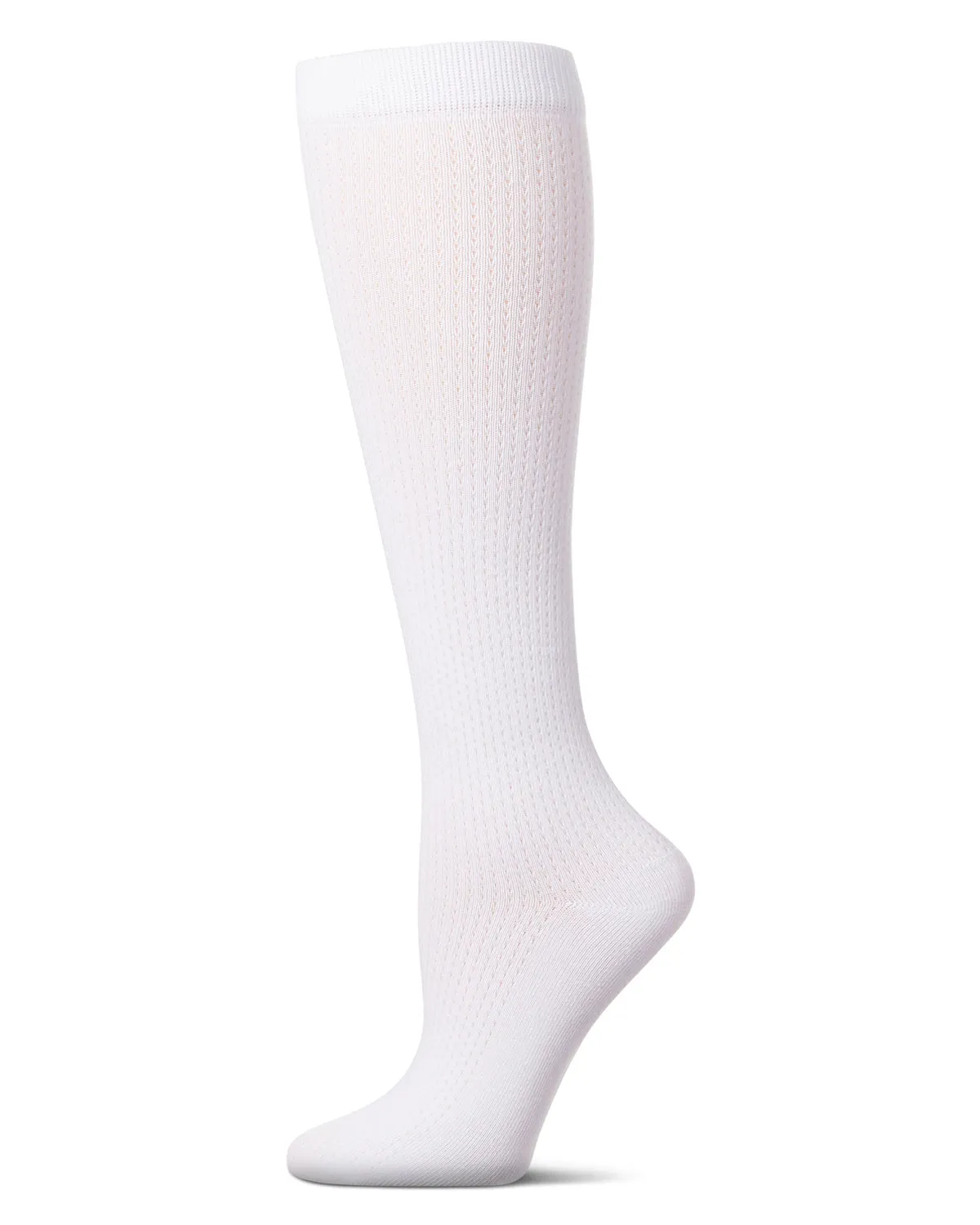 Girls' Pointelle Dot Knee High Socks