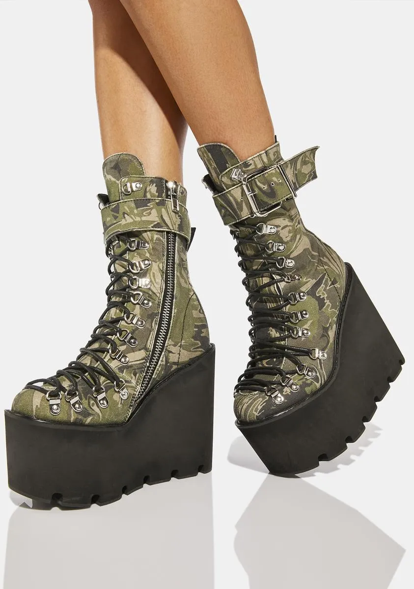 I'm A Catch Camo Traitor Boots