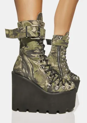 I'm A Catch Camo Traitor Boots