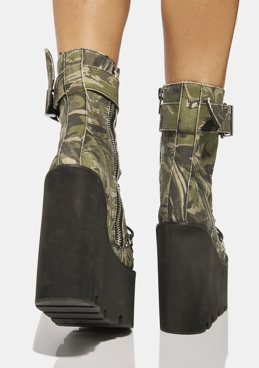 I'm A Catch Camo Traitor Boots