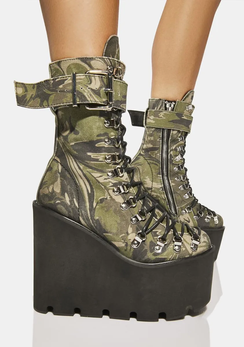 I'm A Catch Camo Traitor Boots