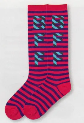 K Bell B F F Texting Knee High Sock