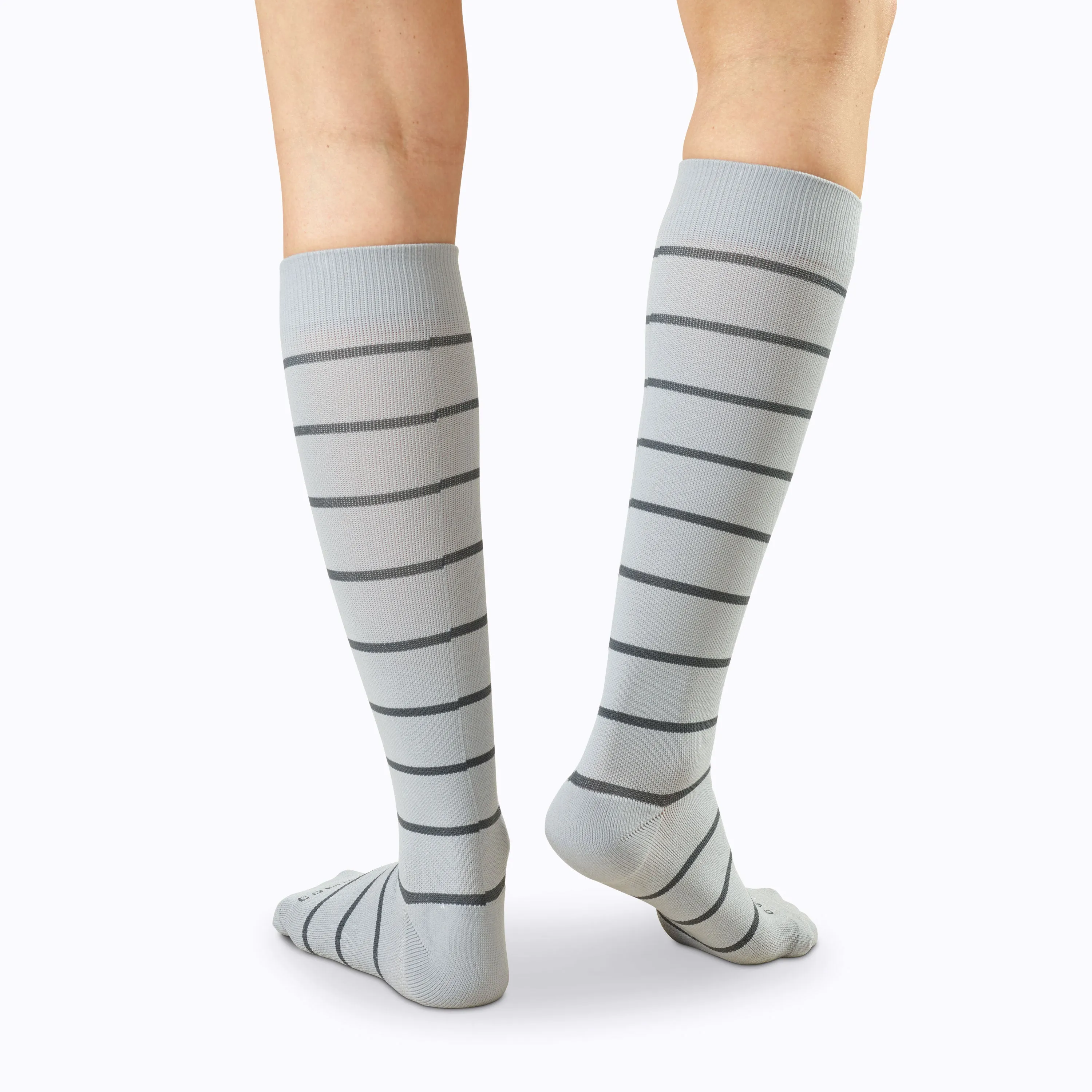 Knee-High Compression Socks - 4 Pack Stripes