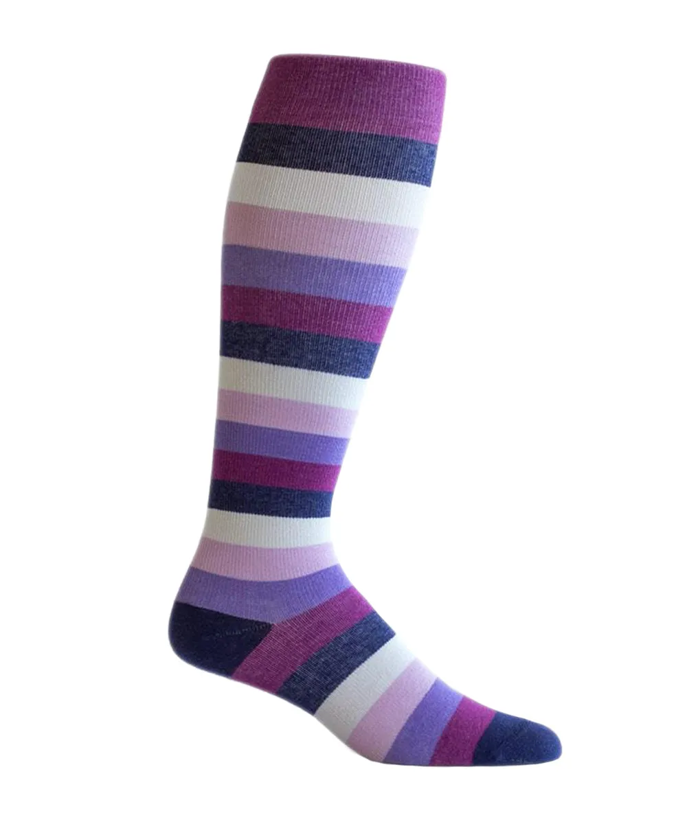 "Concord Crush" Cotton Compression Socks by Top & Derby (15-20 mmHg) - SALE