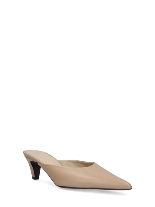 Toteme   55mm The Leather mule pumps 