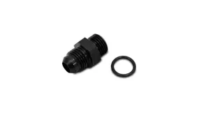 Vibrant Male AN Flare to Male ORB Straight Adapter -6AN Male AN Flare x -8AN Male ORB - 16827
