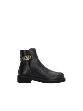 Vlogo Locker Leather Ankle Boots