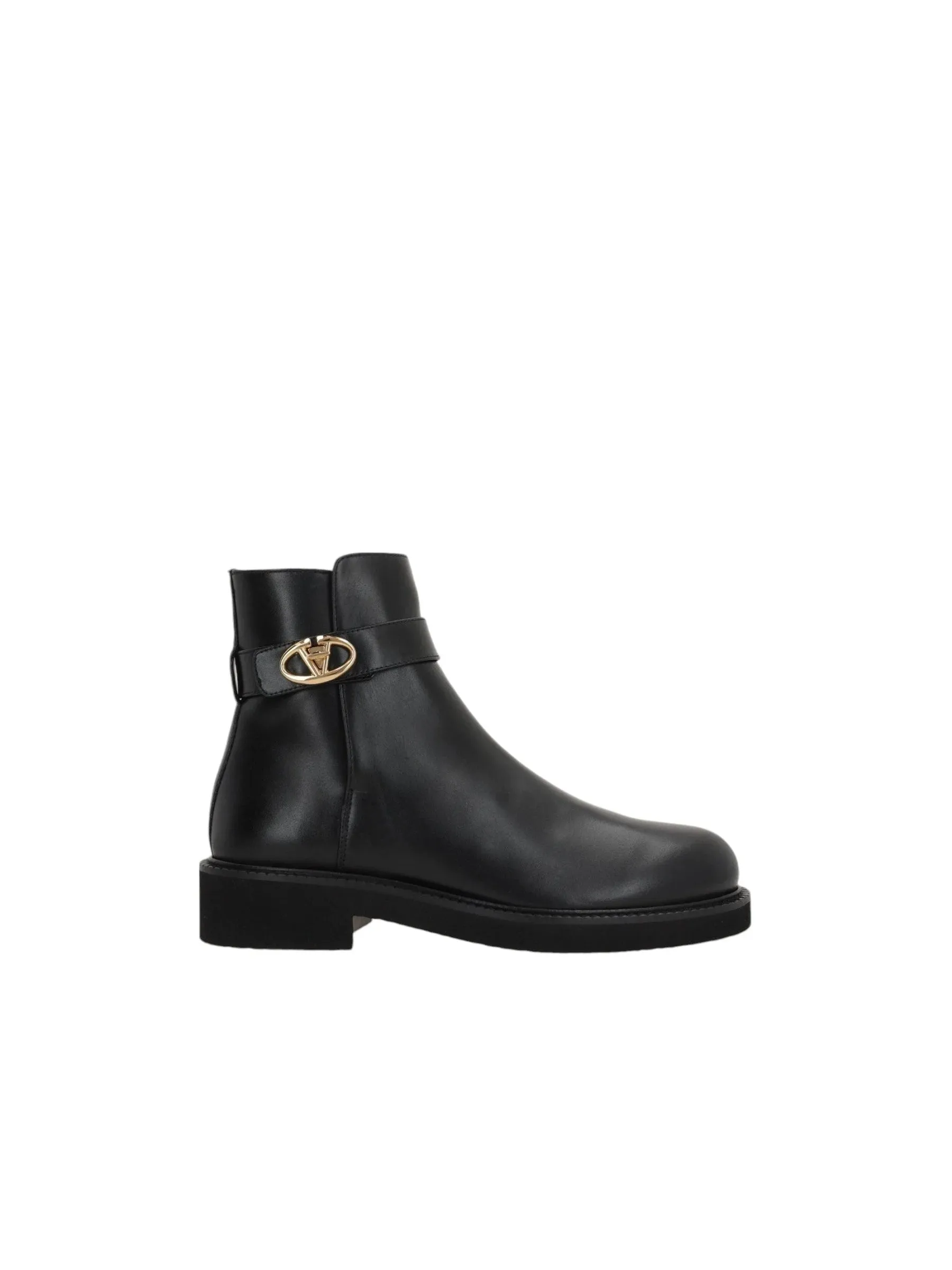 Vlogo Locker Leather Ankle Boots